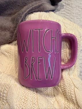 Rae Dunn Purple 'Witch's Brew' Ceramic Mug